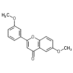 CAS#: 79786-40-6， 6-Methoxy-2-(3-methoxyphenyl)-4H-chromen-4-one