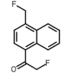 CAS#: 79797-93-6， 2-Fluoro-1-[4-(fluoromethyl)-1-naphthyl]ethanone