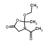 CAS#: 798569-21-8， 3-Acetyl-2-ethoxy-2-methyl-1,3-oxazolidin-5-one