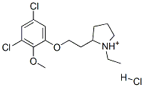 CAS#: 79893-50-8， (+)-2-[2-(3,5-Dichloro-2-Methoxyphenoxy)Ethyl]-1-Ethylpyrrolidinium Hydrochloride