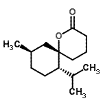 CAS#: 799268-19-2， (6S,7S,10R)-7-Isopropyl-10-methyl-1-oxaspiro[5.5]undecan-2-one