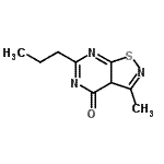 CAS#: 799295-98-0， 3-Methyl-6-propyl[1,2]thiazolo[5,4-d]pyrimidin-4(3aH)-one