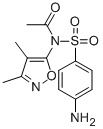 结构式 CAS# 80-74-0, 乙酰磺胺异恶唑