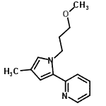 CAS#: 800369-40-8， 2-[1-(3-Methoxypropyl)-4-methyl-1H-pyrrol-2-yl]pyridine