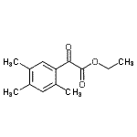 结构式 CAS# 80120-34-9, 乙基氧代(2,4,5-三甲基苯基)乙酸酯