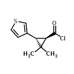 CAS#: 80138-93-8， (1R,3R)-2,2-Dimethyl-3-(3-thienyl)cyclopropanecarbonyl chloride