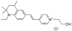 CAS 登录号：80162-59-0， 4-[2-(1-乙基-1,2,3,4-四氢-2,2,4-三甲基-6-喹啉基)乙烯基]-1-(2-羟基乙基)吡啶鎓氯化物