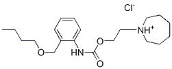 CAS#: 80171-83-1， 2-(1-Azoniacyclohept-1-Yl)Ethyl N-[2-(Butoxymethyl)Phenyl]Carbamate Chloride