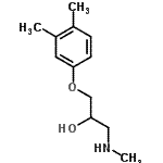 CAS 登录号：802006-40-2， 1-(3,4-二甲基苯氧基)-3-(甲基氨基)-2-丙醇