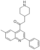 CAS#: 80221-76-7， 1-(6-Methyl-2-Phenyl-4-Quinolinyl)-2-(4-Piperidinyl)Ethanone