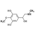 CAS#: 802582-00-9， 5-[1-Hydroxy-2-(methylamino)ethyl]-2-methoxy-1,3-benzenediol