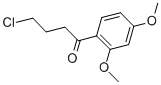 structure of CAS# 80269-97-2, 4-Chloro-1-(2,4-Dimethoxyphenyl)Butan-1-One;Zinc01635543;4-Chloro-2',4'-Dimethoxybutyrophenone;Nsc163129