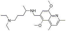CAS#: 80271-00-7， 6-((4-Diethylamino-1-Methylbutyl)Aminomethyl)-5,8-Dimethoxy-2,4-Dimethylquinoline