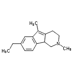 CAS#: 802887-50-9， 7-Ethyl-2,5-dimethyl-2,3,4,9b-tetrahydro-1H-indeno[1,2-c]pyridine