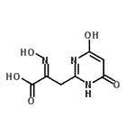 CAS#: 803603-90-9， (2Z)-2-(Hydroxyimino)-3-(4-hydroxy-6-oxo-1,6-dihydro-2-pyrimidinyl)propanoic acid