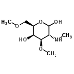 CAS 登录号：803629-38-1， 2-脱氧-3,6-二-O-甲基-2-(甲基氨基)-D-吡喃半乳糖