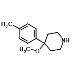 CAS#: 803634-23-3， 4-Methoxy-4-(4-methylphenyl)piperidine