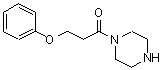 CAS 登录号：80385-33-7， 3-苯氧基-1-(1-哌嗪基)-1-丙酮