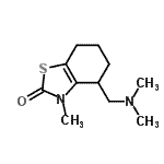 CAS#: 804434-75-1， 4-[(Dimethylamino)methyl]-3-methyl-4,5,6,7-tetrahydro-1,3-benzothiazol-2(3H)-one