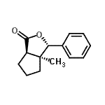 CAS#: 804566-60-7， (3S,3aS,6aR)-3a-Methyl-3-phenylhexahydro-1H-cyclopenta[c]furan-1-one