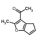 CAS 登录号：80486-04-0， 1-(2-甲基-4H-环戊二烯并[b]呋喃-3-基)乙酮