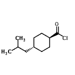 CAS#: 80488-65-9， trans-4-Isobutylcyclohexanecarbonyl chloride