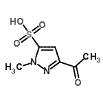 CAS 登录号：805179-08-2， 3-乙酰基-1-甲基-1H-吡唑-5-磺酸