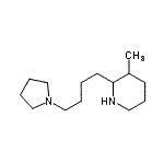 CAS#: 805976-86-7， 3-Methyl-2-[4-(1-pyrrolidinyl)butyl]piperidine