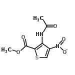 CAS#: 80615-53-8， Methyl 3-acetamido-4-nitro-2-thiophenecarboxylate