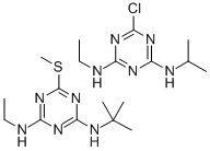 CAS 登录号：8066-10-2， 莠去津-特丁净混合物