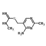 CAS#: 807262-22-2， (4-Amino-2-methyl-5-pyrimidinyl)methyl N-methylcarbamimidothioate