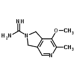 CAS#: 807287-37-2， 7-Methoxy-6-methyl-1,3-dihydro-2H-pyrrolo[3,4-c]pyridine-2-carboximidamide