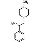 CAS#: 807326-48-3， (1S)-2-(4-Methyl-1-piperazinyl)-1-phenylethanamine
