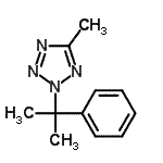 CAS#: 807334-59-4， 5-Methyl-2-(2-phenyl-2-propanyl)-2H-tetrazole