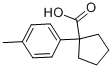 structure of CAS# 80789-75-9, 1-(p-Tolyl)-1-Cyclopentanecarboxylic Acid;1-(4-Methylphenyl)-1-Cyclopentanecarboxylic Acid;1-(4-Methylphenyl)Cyclopentanecarboxylic Acid