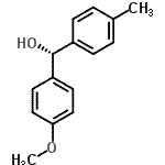 CAS 登录号：808740-71-8， (R)-(4-甲氧基苯基)(4-甲基苯基)甲醇