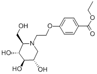 CAS#: 80879-63-6， 1,5-Dideoxy-1,5-[[2-[4-(Ethoxycarbonyl)Phenoxy]Ethyl]Imino]-D-Glucitol
