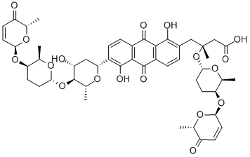 结构式 CAS# 80928-52-5, 酒色霉素 B2