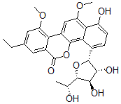 CAS#: 80937-34-4， Gilvocarcin E