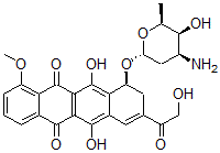 CAS#: 80996-23-2， 9,10-Anhydroadriamycin