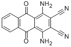 结构式 CAS# 81-41-4, 1,4-二氨基-2,3-二氰基-9,10-蒽醌