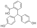 structure of CAS# 81-90-3, Phenolphthalin;Benzoic Acid, 2-[Bis(4-Hydroxyphenyl)Methyl]-;Ncgc00091015-02;Ncgc00091015-01