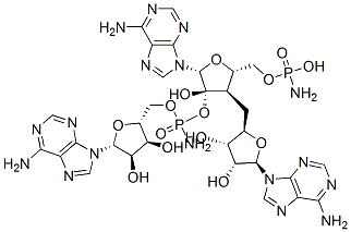 CAS#: 81010-22-2， Adenylyl (2'-5')-Adenylyl-(2'-5')Adenosine Bis-Phosphoramidate