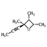 CAS#: 81026-22-4， (2R,3R,4S)-2,3,4-Trimethyl-2-(1-propyn-1-yl)oxetane