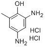 结构式 CAS# 81028-94-6, 24-二氨基-6-甲基苯酚二盐酸盐