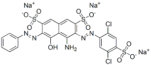 CAS#: 81064-49-5， Trisodium 4-Amino-3-[(2,5-Dichloro-4-Sulphonatophenyl)Azo]-5-Hydroxy-6-(Phenylazo)Naphthalene-2,7-Disulphonate