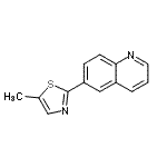 CAS#: 810690-55-2， 6-(5-Methyl-1,3-thiazol-2-yl)quinoline