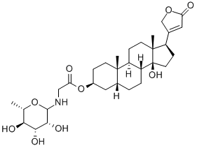CAS#: 81072-29-9， Digitoxigenin-3-beta-N-L-rhamnosylglycyl ester