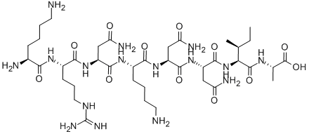 CAS#: 81117-26-2， H-Lys-Arg-Asn-Lys-Asn-Asn-Ile-Ala-OH