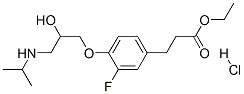 CAS#: 81148-29-0， Ethyl 3-[3-Fluoro-4-[2-Hydroxy-3-(Propan-2-Ylamino)Propoxy]Phenyl]Propanoate Hydrochloride